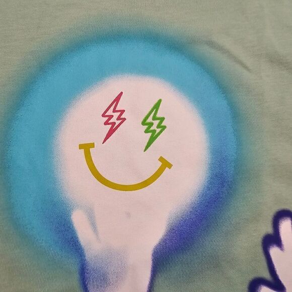 Air Jordan X J Balvin Tee T-Shirt Large L Sail Enamel Green Blue DR2962-308 New - Picture 5 of 10